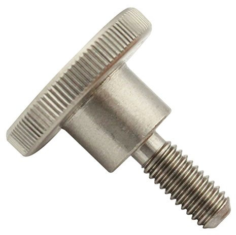 Rändelschrauben (hohe Form)- M3x6 - (5 Stück) - DIN 464 - aus rostfreiem Edelstahl A1 (VA) - SC464