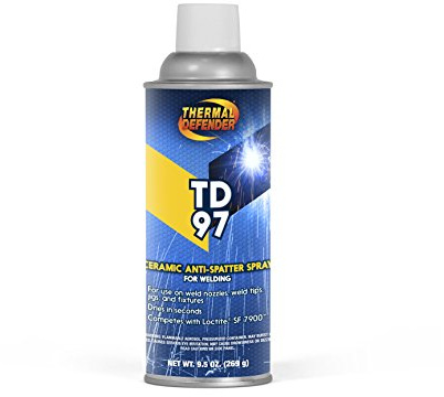 Vibra-TITE 97095 Thermal Defender, TD-97 Ceramic, Anti-Spatter Spray Shield, 9.5 oz. Aerosol Can, Clear