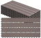 WOLTU Piastrelle per Pavimenti da Esterno Mattonelle Pavimentazione ad Incastro Click-Deck in Legno Composito, con 6 Pannelli da 30x60 cm Marrone