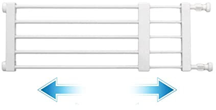 Kurzes Hundegitter | Low Pet Gate Einziehbare Hundeschutzgitter | Einfache Installation Babygitter für Türen, Treppen, Flure, drinnen und draußen
