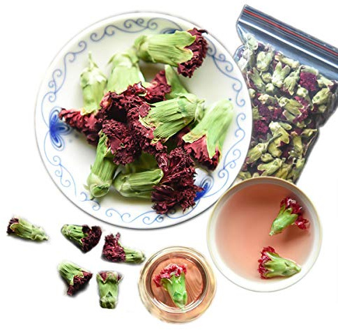 Flor de Clavel Té de Hierbas Té Perfumado Original de China Buen Té Té de Flores Orgánico Natural Comida Verde sin Aditivos Té de Hierbas (250g)