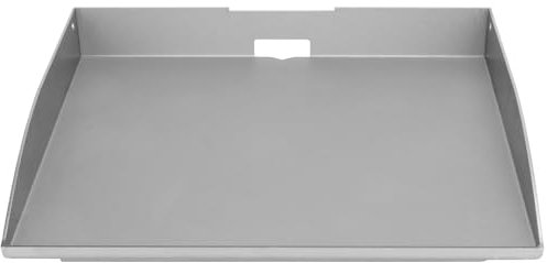 GLOWYE Gril plat universel de 43,2 cm pour Blackstone 43,2 cm, Royal Gourmet, plaque de cuisson antiadhésive pour barbecues à gaz, cuisinière, charbon de bois, électrique, hayon