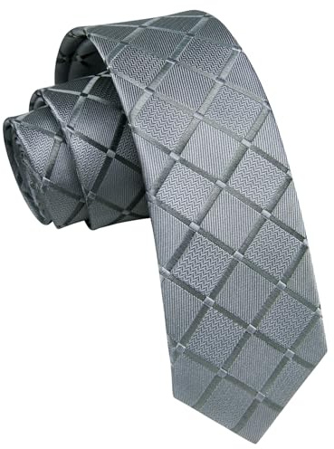 Enlision Schmale Herren Krawatte Klassische 6cm Krawatten für Formelle Hochzeit Business