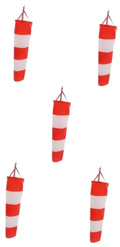 BESPORTBLE 5stücke Windsack Deko Für Garten Wetterfeste Windrichtung Flagge Reflektierenden Streifen Für Außenbereich Veranstaltungen Feste