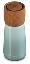 LE CREUSET 44017127717431 Alpine Pfeffermühle Steingut, 17,8 cm, Meersalz Holz