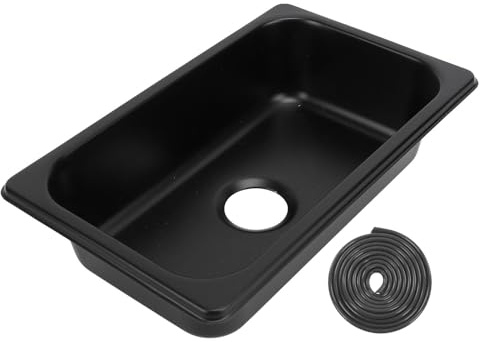 RV-Küchenspüle, RV-Edelstahl-Einzelbecken, RV-Spüle mit 40mm-Ablaufloch, Drop-in-Bar-Spüle, Einzelnes Quadratisches Waschbecken, Handwaschbecken, für Wohnmobil, (Sprühen Sie
