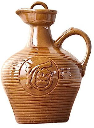 LABRIMP Keramikgefäß Für Wein Haushaltsweinkrug Aus Hochwertiger Keramik Multifunktions-weintopf Mit Dichtem Verschlussdeckel Konischem Ausgussdesign Und Tragbarem Griff Für Sanftes