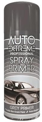 PNJB Grey Matte Finish Primer Spray Paint, Quick-Drying, Non-Cracking Formula, Long-Lasting Foundation, Variety of Surfaces, Perfect for Both DIY Projects And Professional Use, 400ml (1 Pcs)