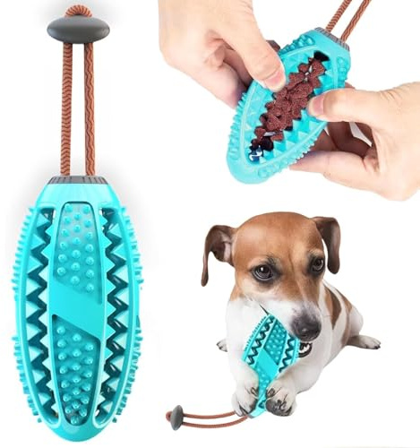 Türkis Hundespielzeug Unzerstörbar,Dog Toys Kauspielzeug Hund Zahnärztliche Versorgung,Verbessern Sie Die Beziehung Zu Haustieren, geeignet für Alle Größen Von Hunden