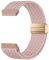 Mastten 18mm Nylon Elastisch Geflochten Magnet Smartwatch Uhrenarmband Kompatibel mit Garmin Venu 3S Armband - Venu 2S Armband, 18mm Sport Quick Release Armbänder für Damen Herren, Rosa