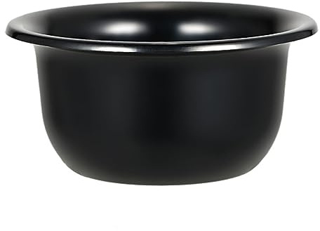 DEARMAMY Ciotola Per Sapone Da Barba Plastica Ciotola Da Rasatura Resistente E Infrangibile Per Sapone Da Rasatura E Pennello Design Elegante Accessorio Per Uomo
