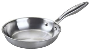 Fackelmann Vita3 Sartén Inoxidable 20 cm, Acero Inoxidable Triply con Triple Fondo Difusor, Sin Antiadherente, Sin PFA, Apta para Inducción, Gas, Vitro y Horno, Sellado Perfecto, Lavavajillas