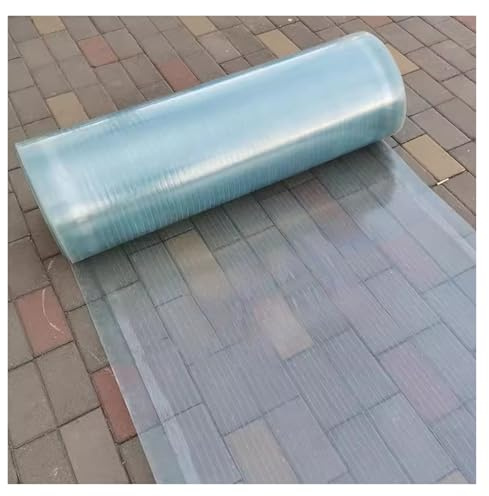 Polycarbonat Dachplatten UV resistente Plastikdachblätter Gewächshaus Plastikplatten für Außenbereich, Gewächshäuser, Schuppen, Carports(1.2x1m)
