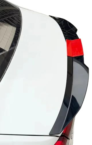 YAZVNTO Auto Heckspoiler für BMW F10 520d 530i 530d 535d M550i M550d M5 2010-2016 Kofferraum Spoiler Heckflügel Heckspoiler Lippe Heck Flügel Tuning Zubehör,Black and red