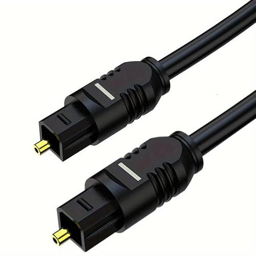 cablepelado – Cavo audio digitale Toslink maschio 0.50 metri Nero