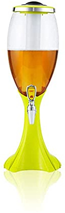 MU Torre de cerveza, dispensadores de barril de cerveza 1.5L/2.0L/3.0L para vino partido de agua jugo bebidas líquidas Bar Ware,Amarillo, 3L