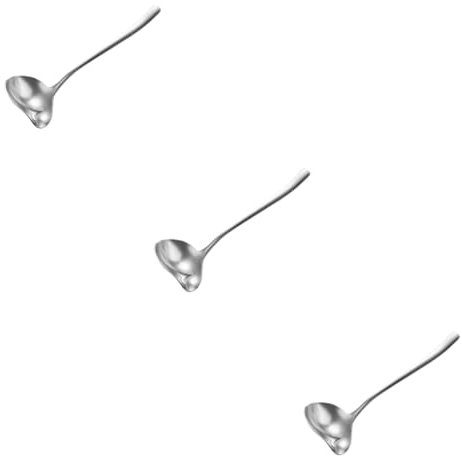 BESTonZON 3pièces à Sauce Acier Cuillère De Cuisine Pour Sauces Gravies Et Assaisonnements Outil Pratique Et Pour Maison Et Restaurant