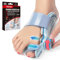 Tech Love Bunion Corrector Big Toe Straighteners, Adjustable Knob Double Correction, Toe Separator for Big Toe Relief Bunion Splints Hammer Toe Straightener, Suitable for Left and Right Feet (1PC)
