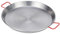 PALUPLUS Padella per Paella Valenciana per 12 Porzioni, Diametro 46 cm, Padella in Ferro Lucido, 2 Manici Rossi Verniciati, per cucinare e servire la paella, per Cene ed Eventi -461