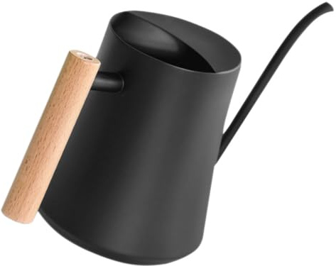 FUNOMOCYA Arrosoir Métallique Long Bec pour Plantes Dintérieur et Jardin et Ergonomique Arrosoir Acier Inoxydable avec Poignée Confortable pour Fleurs et Plantes