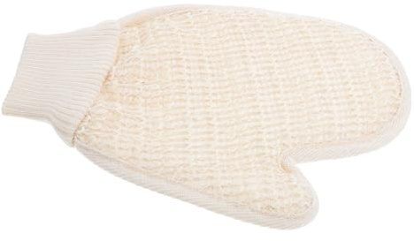 HAPINARY Sisal Badehandschuh Doppelseitig Exfolierend Waschlappen Peeling handschuh für Damen und Herren Weich Langlebig Vielseitig für Körperreinigung und Rückenschrubben