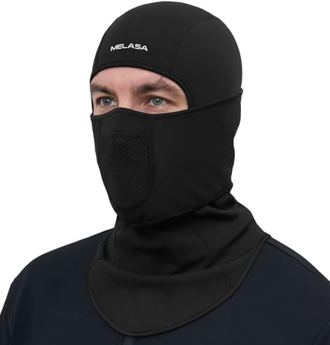 MELASA Sturmhaube Winter, Winddichte Balaclava mit Warme Fleecefutter für Herren Damen, Atmungsaktiv und Weich Skimaske für Skifahren Fahrrad Motorrad Snowboarden Eisfischen