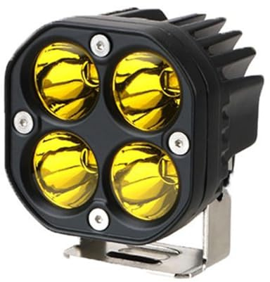 Generico LED-Nebelscheinwerfer mit 3 Zoll - 4000LM Scheinwerferlichter für Autos 40W - LED-Fahrlichter, gelbe/weiße Nebelscheinwerfer, für SUV, ATV, Pick-up, Motorrad