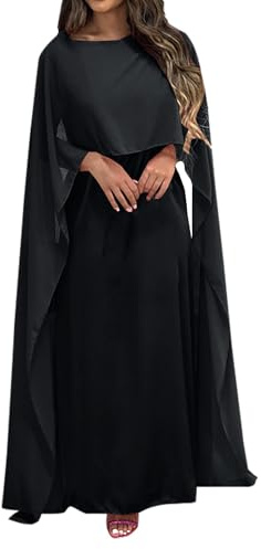 Generisch Damen Gebetskleidung Abaya Eleganz Dubai Kleidung Frauen FüR Beten Namaz Elbisesi Kadin Muslimische Kleider Damen Festlich Gebetskleidung FüR Frauen Baumwolle Abaya Damen