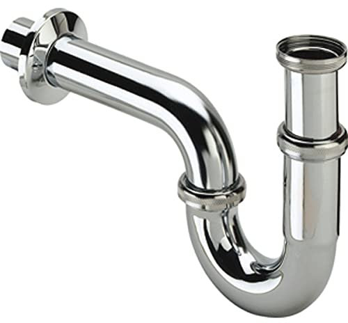 Viega 5611 - gebogener Siphon, 1,1/4 x 38 mm, verchromt