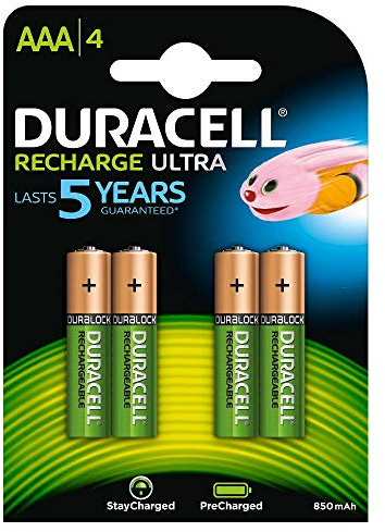 Duracell Ultra AAA Triple A Size 850mAh Rechargeable Battery Batteries x 200