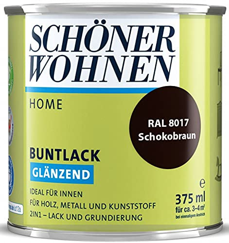 DurAcryl Buntlack Schokobraun 375 ml RAL 8017 Glänzend Schöner Wohnen