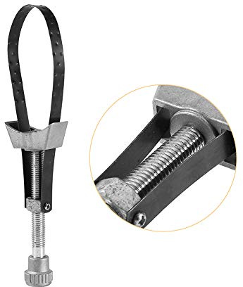 Keenso Chiave a Strappo per rimozione Filtro Olio 60 mm a 120 mm, Diametro Chiave a Strappo per Strumento di rimozione Filtro Olio Camion Auto Regolabile 60 mm a 120 mm