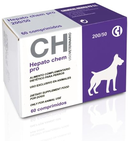 Hepato Chem Pro 200/50 för hundar med nedsatt leverfunktion 60 tabletter