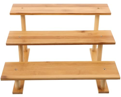 POPETPOP Soporte Para Plantas De Madera Maciza 3 Niveles Estante Para Macetas Interior Soporte De Planta De Madera Para Decoración De Jardín Hogar