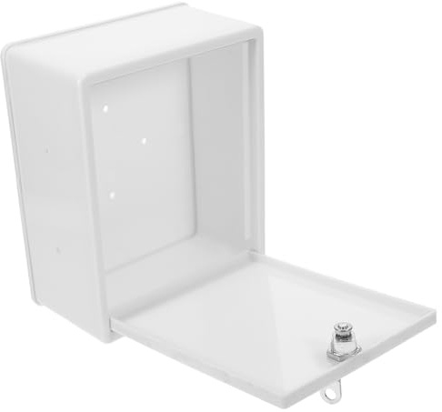 Caja de Leche para Pared Exterior en Color Marfil Abs con Cerradura