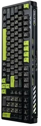 XXINGYULI Tastiera da gioco meccanica VK99 Wireless a tre modalità Hot Swap Copritasti PBT Design con guarnizioni RGB 98 Accessori personalizzabili per PC Gamer(VK99-Shadow ink)