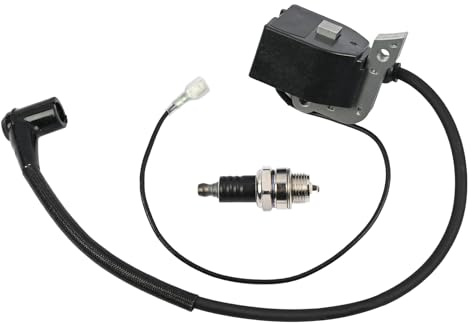 Promrmr 161316-9 Ignition Coil Compatible with Makita DPC7331 DPC6430 DPC6410 DPC8112 Replace 394-143-030 with Spark Plug