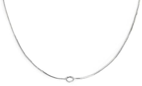 Generico Collana Donna Marlù 25CN0001 con nodo catena snake Silver