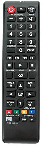 VINABTY AH59-02533A Fernbedienung für Samsung Blue Ray Heimkinosystem ersetzen HT-F4500 HT-H5500W HT-H4530 HT-H5530 HT-J4100 HT-J5500W