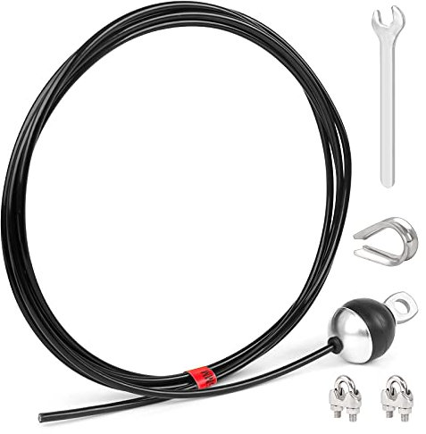 Dasyusuo Accessori per Puleggia Fitness, Cavo per Puleggia Regolabile può Essere Utilizzato per Esercitare i Muscoli della Mano, Cavo per Puleggia Fitness Adatta per Casa o Palestra(3 m di Lunghezza)