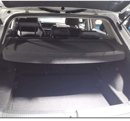Cubierta de Carga Retráctil para Volkswagen T-ROC 2018-2021, Cubierta de Protección de Maletero Estante de ParticióN de Carga Seguridad Privacidad Accesorios Coche