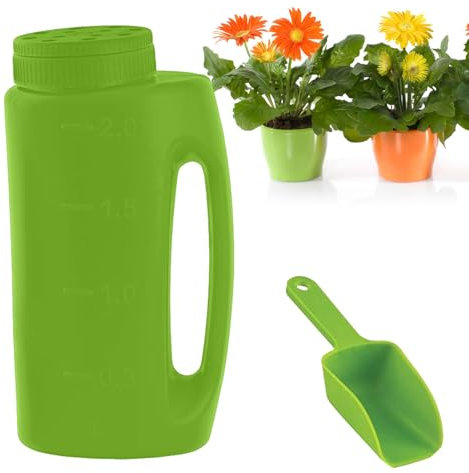 Spandicalze a punti, comodo distributore di sale per fertilizzante, regolabile, strumento per spargere sale portatile, spargitore manuale con cucchiaio, spargisale per sale da neve per un facile