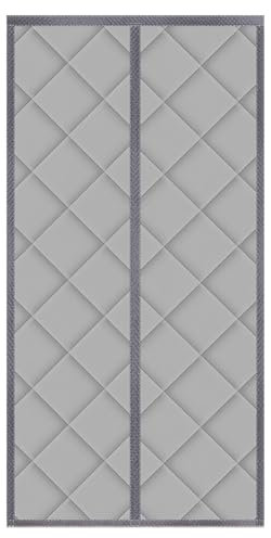 Winddichter isolierter magnetischer thermischer Türvorhang für den Winter, schwerer Schallschutzvorhang für Balkon, Wohnzimmer und Kellertür