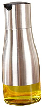 Cabilock Suministros De Cocina Dispensador De Aceite y Vinagrera Acero Inoxidable Antimanchas Para Aceite Salsa y Vinagre