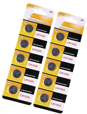 Klaisy Knopfbatterie, CR1616, CR1620, CR1625, CR1632, Lithium-Knopfzelle, 3 V, für Autoschlüssel-Fernbedienungen und Geräte mit geringem Stromverbrauch