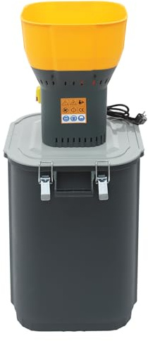 Moulin à céréales électrique, 1300 W, 55 litres, moulin à céréales électrique professionnel avec 5 passoires, pour céréales, maïs, céréales, blé, nourriture, graines de café