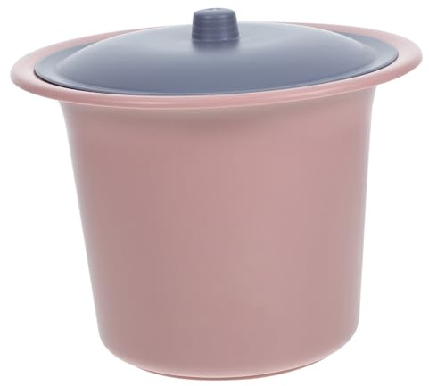Ipetboom Orinal Portátil Unisex con Tapa de Plástico, Estable y Fácil de Limpiar, Adecuado para Baño Portátil y Uso Nocturno Hogar