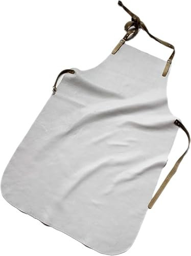 Förster-Fellnest Top Schweisserschürze, Schmiedeschürze, Arbeitsschürze echt Leder - naturelle Vollrindleder - Schürze, kein Import, Made in Germany, kräftig, weich, widerstandsfähig