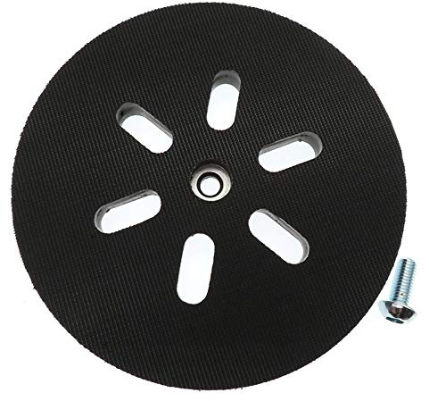 SHEAWA Almohadilla de lija de 6 pulgadas de 150 mm con gancho de bucle de 6 agujeros para lijadora orbital de potencia de disco de lijado