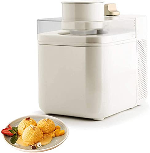 LIOYUHGTFY Maquina de Helados Máquina de Postre congelada para el hogar Máquina de Hacer Helados de Bricolaje Sistema de refrigeración Triple Blanco para Postre de Yogur Helado Suave para Servir 91